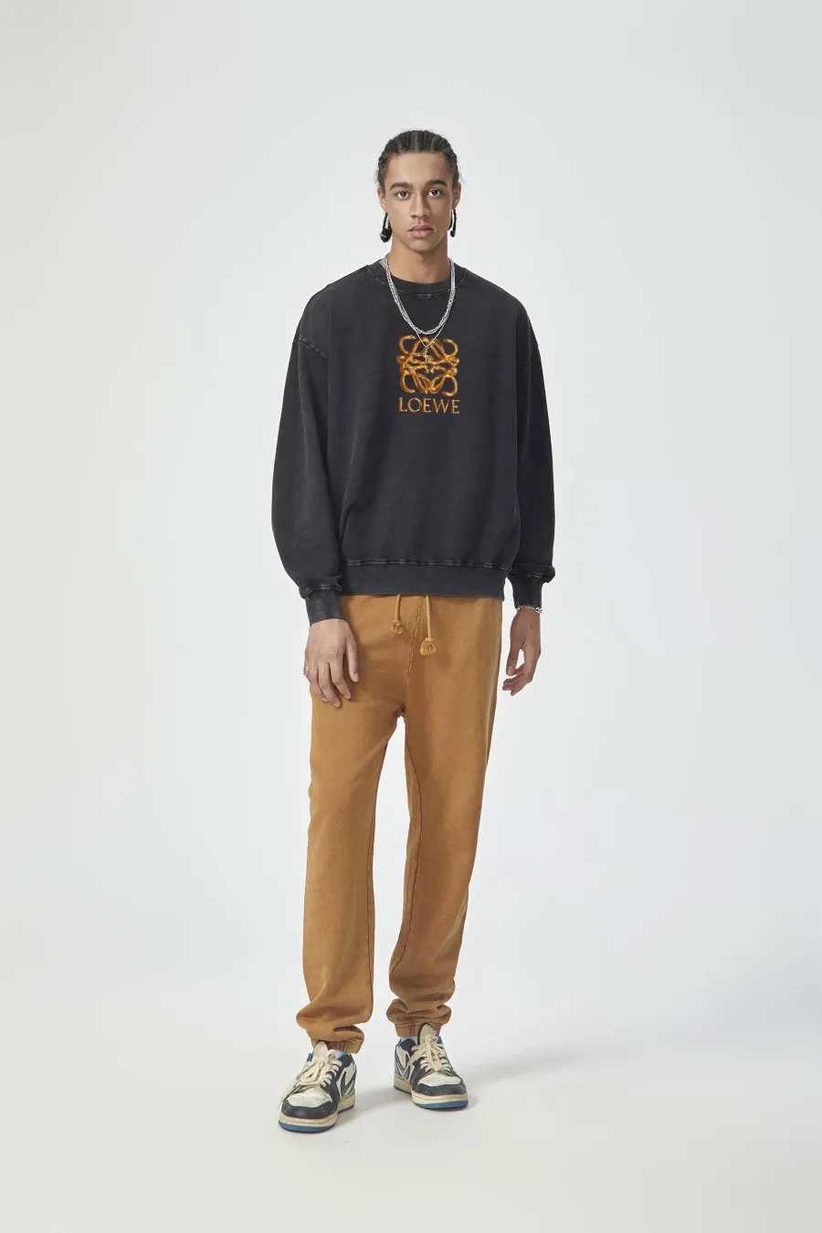 【LOEWE 公式旗艦店】ロエベ 丸首の衛衣 スウェット ご好評に付き再入荷！241115