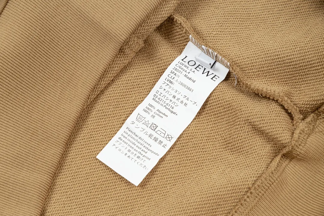 【LOEWE 公式旗艦店】ロエベ 丸首の衛衣 スウェット ご好評に付き再入荷 240925