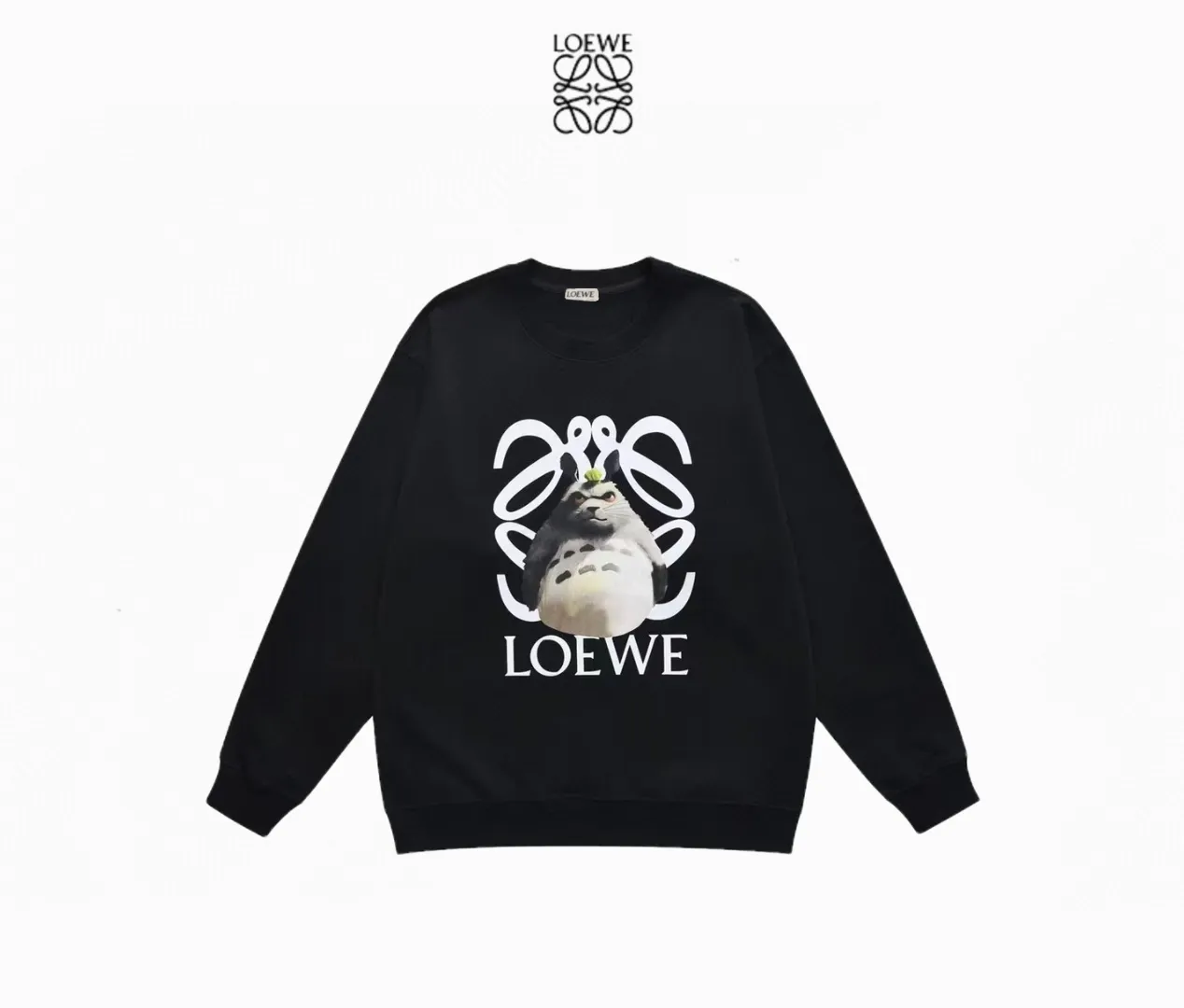 【LOEWE 公式旗艦店】ロエベ  丸首の衛衣  スウェットご好評に付き再入荷 240817