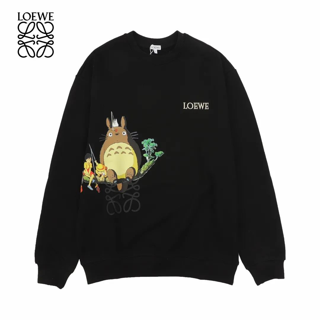 【LOEWE 公式旗艦店】 ロエベ 丸首の衛衣 スウェット   ご好評に付き再入荷！