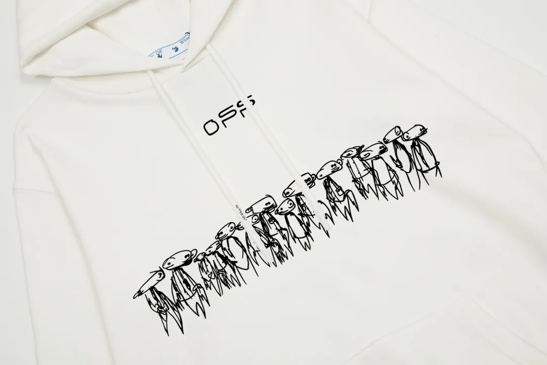 【OFF-WHITE  公式旗艦店】オフホワイトパーカースウェットご好評に付き再入荷 241127