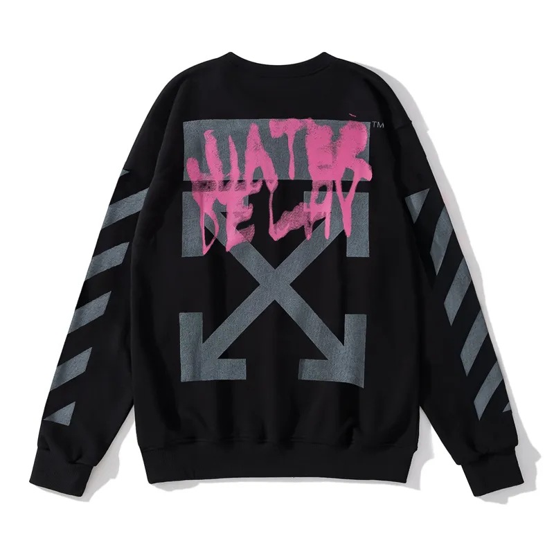 【OFF-WHITE  公式旗艦店】オフホワイト 丸首の衛衣  スウェットご好評に付き再入荷！ 241127