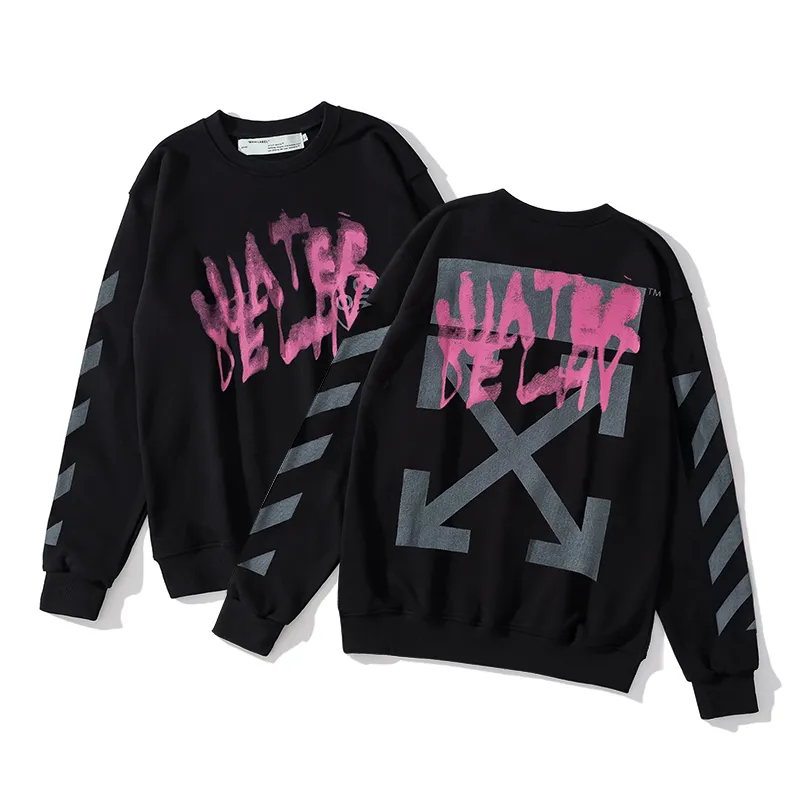 【OFF-WHITE  公式旗艦店】オフホワイト 丸首の衛衣  スウェットご好評に付き再入荷！ 241127