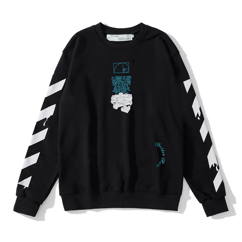 【OFF-WHITE  公式旗艦店】オフホワイト 丸首の衛衣  スウェットご好評に付き再入荷！ 241127