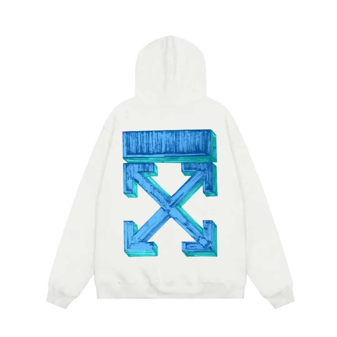 【OFF-WHITE  公式旗艦店】オフホワイトパーカースウェットご好評に付き再入荷 240806