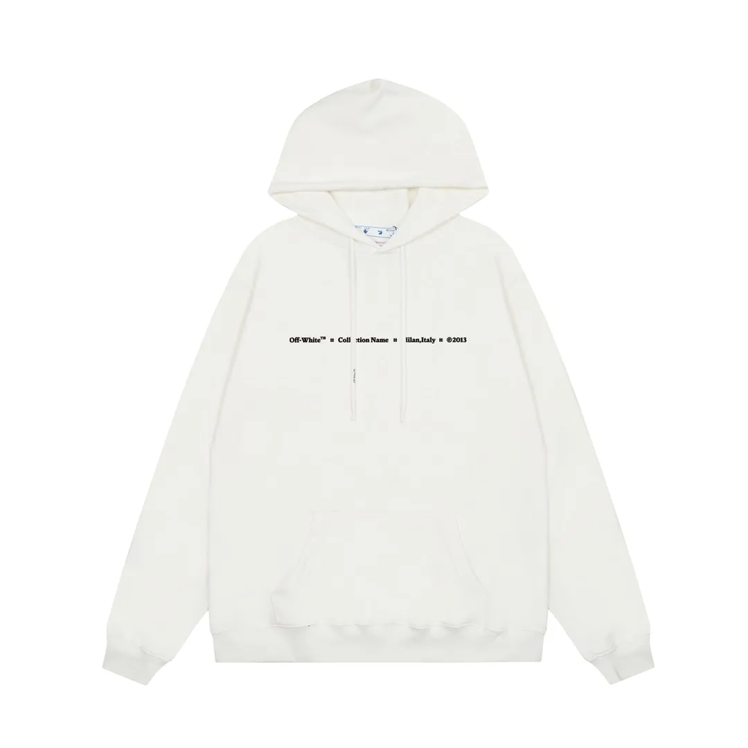 【OFF-WHITE  公式旗艦店】オフホワイトパーカースウェットご好評に付き再入荷 240806