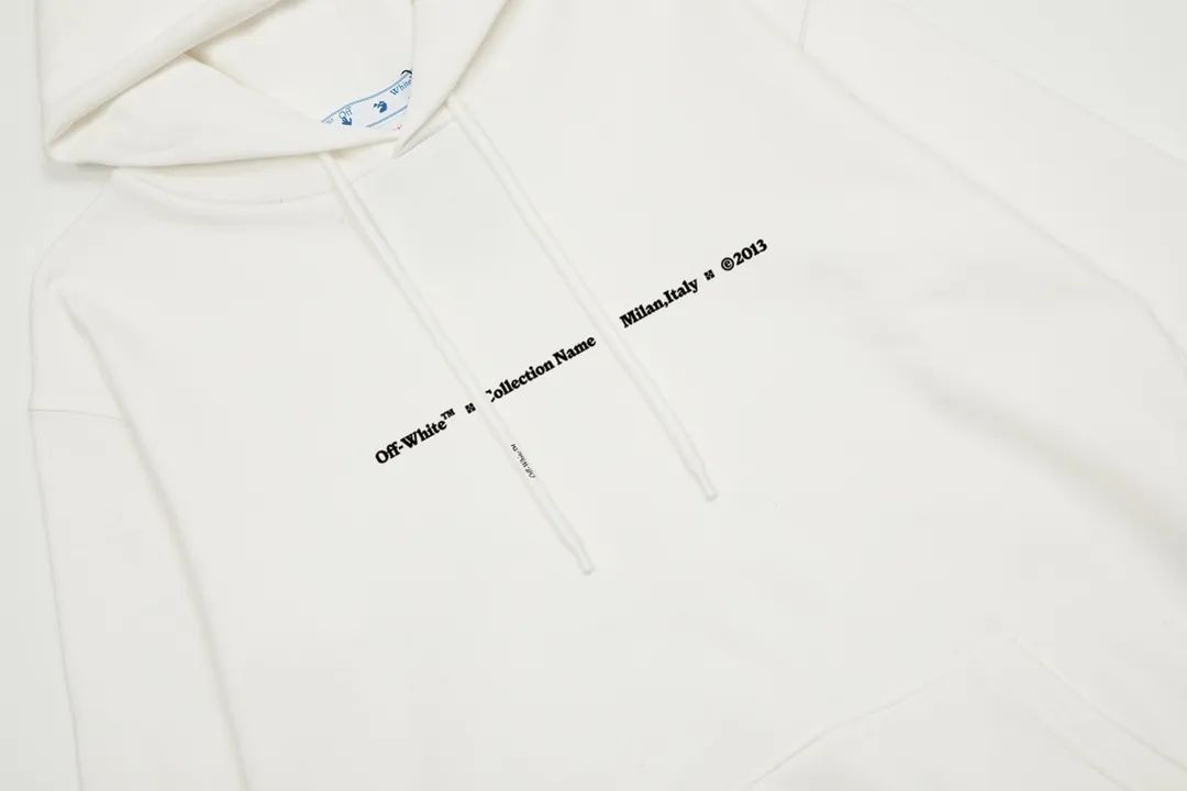 【OFF-WHITE  公式旗艦店】オフホワイトパーカースウェットご好評に付き再入荷 240806