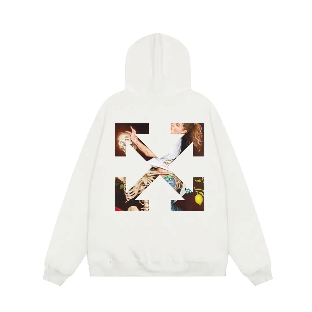 【OFF-WHITE  公式旗艦店】オフホワイトパーカースウェットご好評に付き再入荷 240806
