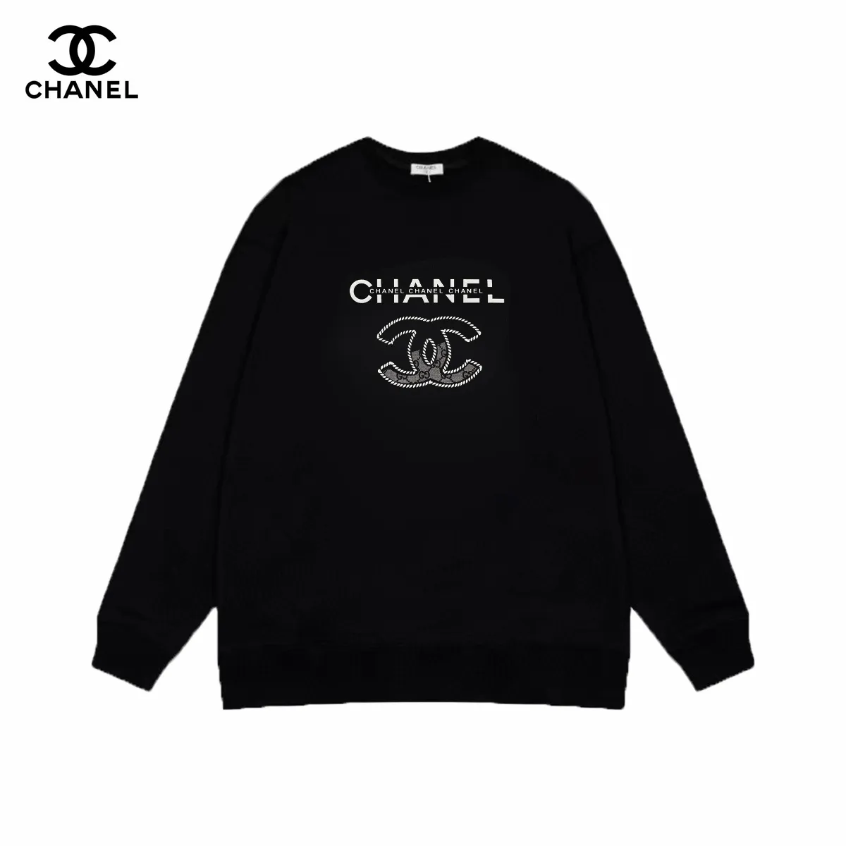 【CHANEL 公式旗艦店】シャネル  丸首の衛衣  スウェットご好評に付き再入荷！