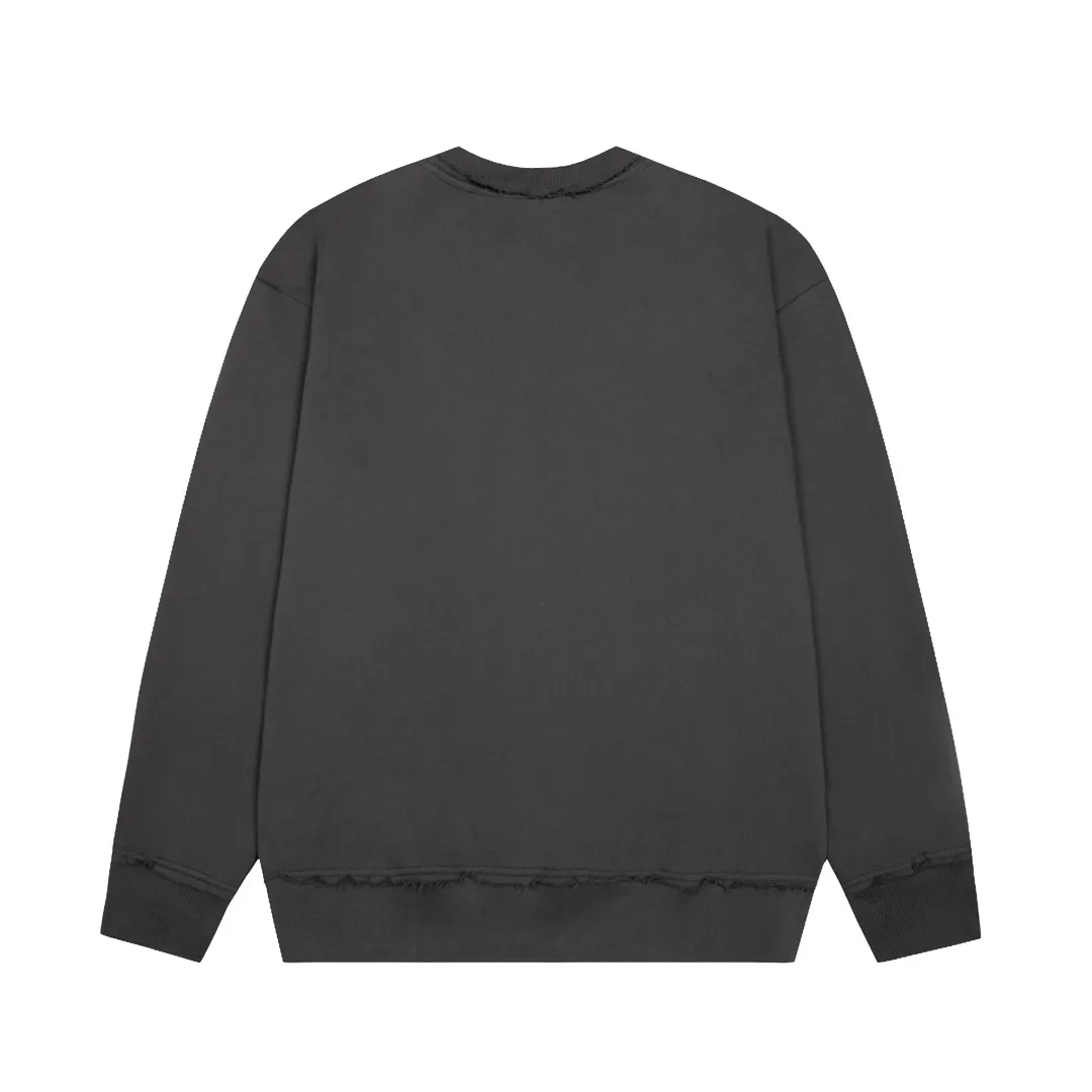 【Miumiu 公式旗艦店】ミュウミュウ  丸首の衛衣  スウェット ご好評に付き再入荷！241122