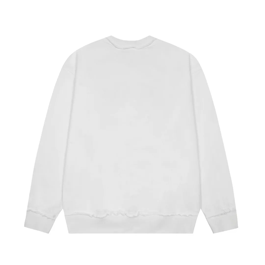 【Miumiu 公式旗艦店】ミュウミュウ  丸首の衛衣  スウェット ご好評に付き再入荷！241122