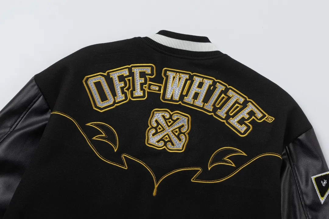 【OFF-WHITE  公式旗艦店】オフホワイト  野球着  ジャケット着ご好評に付き再入荷！241216