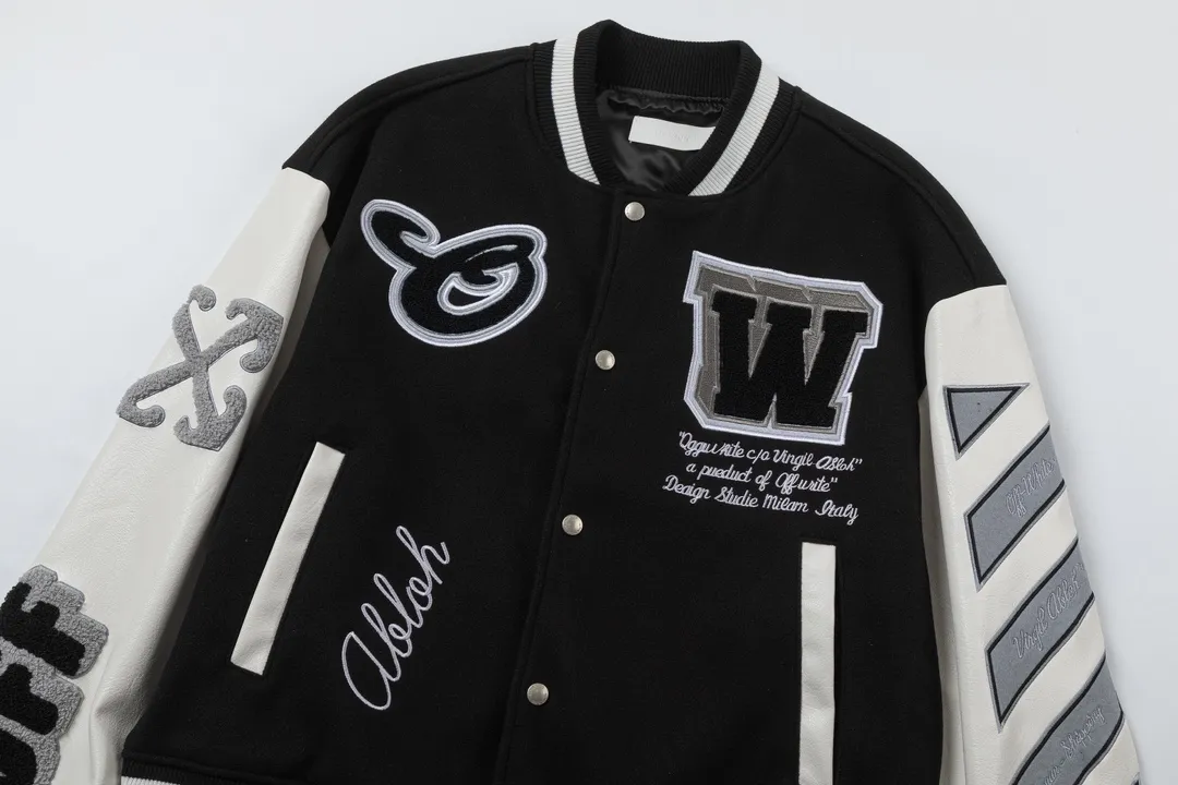 【OFF-WHITE  公式旗艦店】オフホワイト  野球着  ジャケット着ご好評に付き再入荷！241216