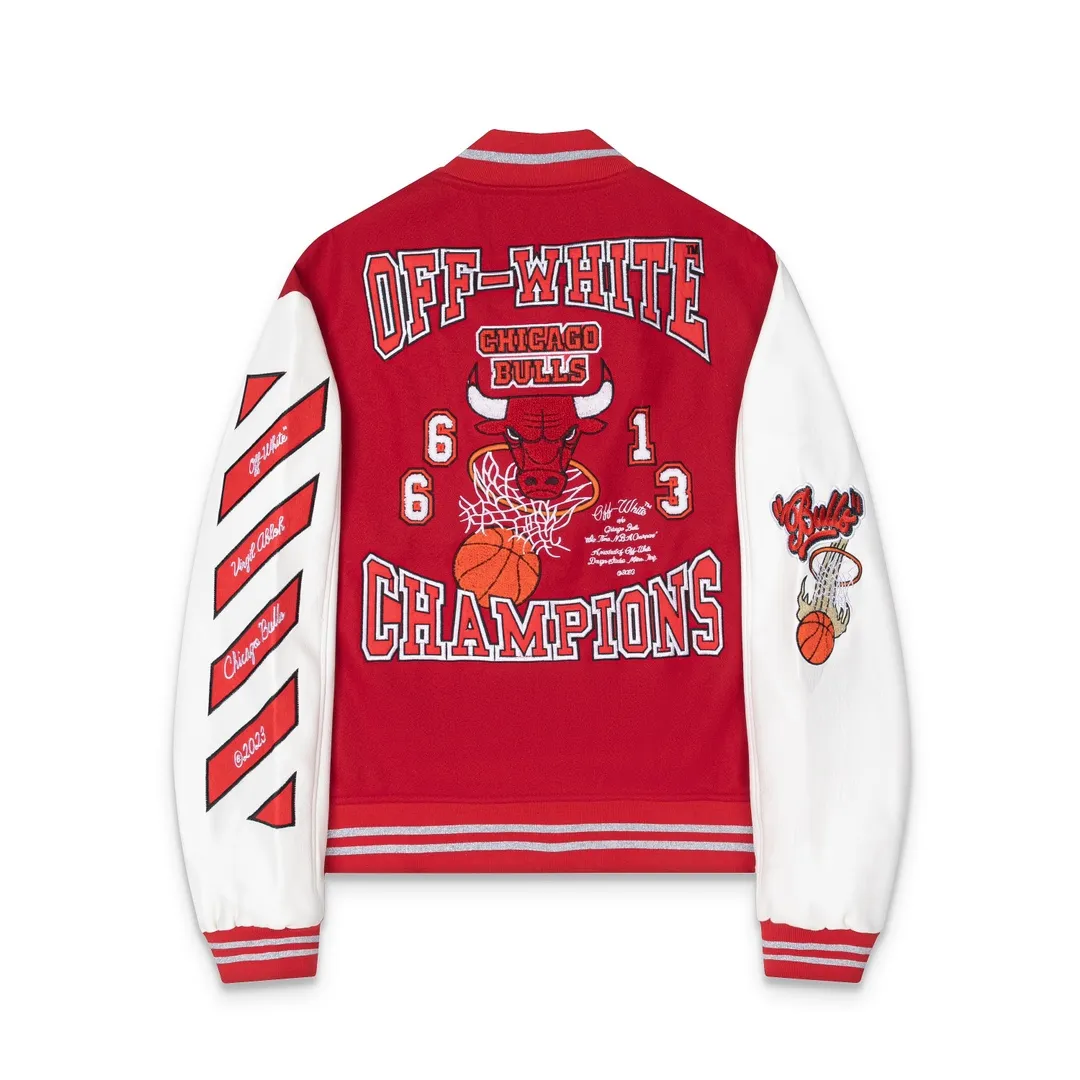 【OFF-WHITE  公式旗艦店】オフホワイト  野球着  ジャケット着ご好評に付き再入荷！241216