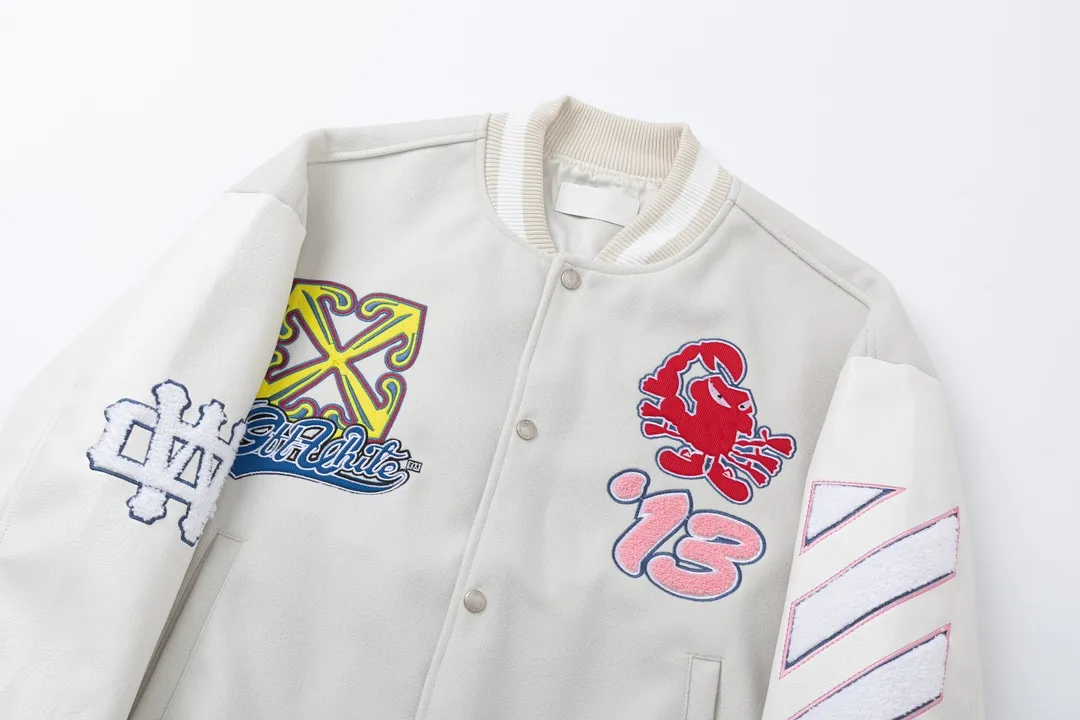 【OFF-WHITE  公式旗艦店】オフホワイト  野球着  ジャケット着ご好評に付き再入荷！241216