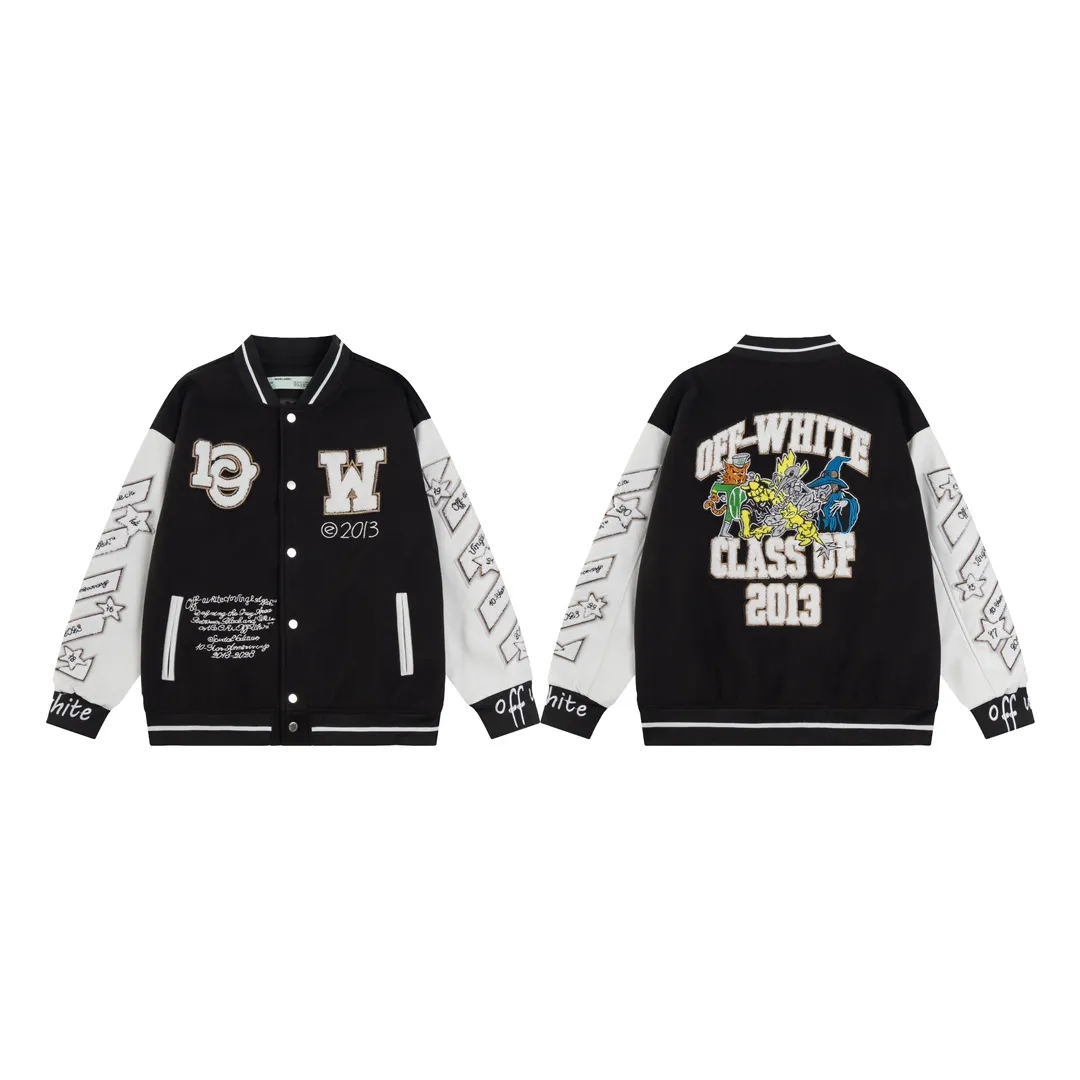 【OFF-WHITE  公式旗艦店】オフホワイト  野球着  ジャケット着ご好評に付き再入荷！241023