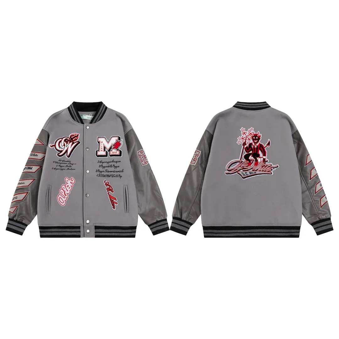 【OFF-WHITE  公式旗艦店】オフホワイト  野球着  ジャケット着ご好評に付き再入荷！241023