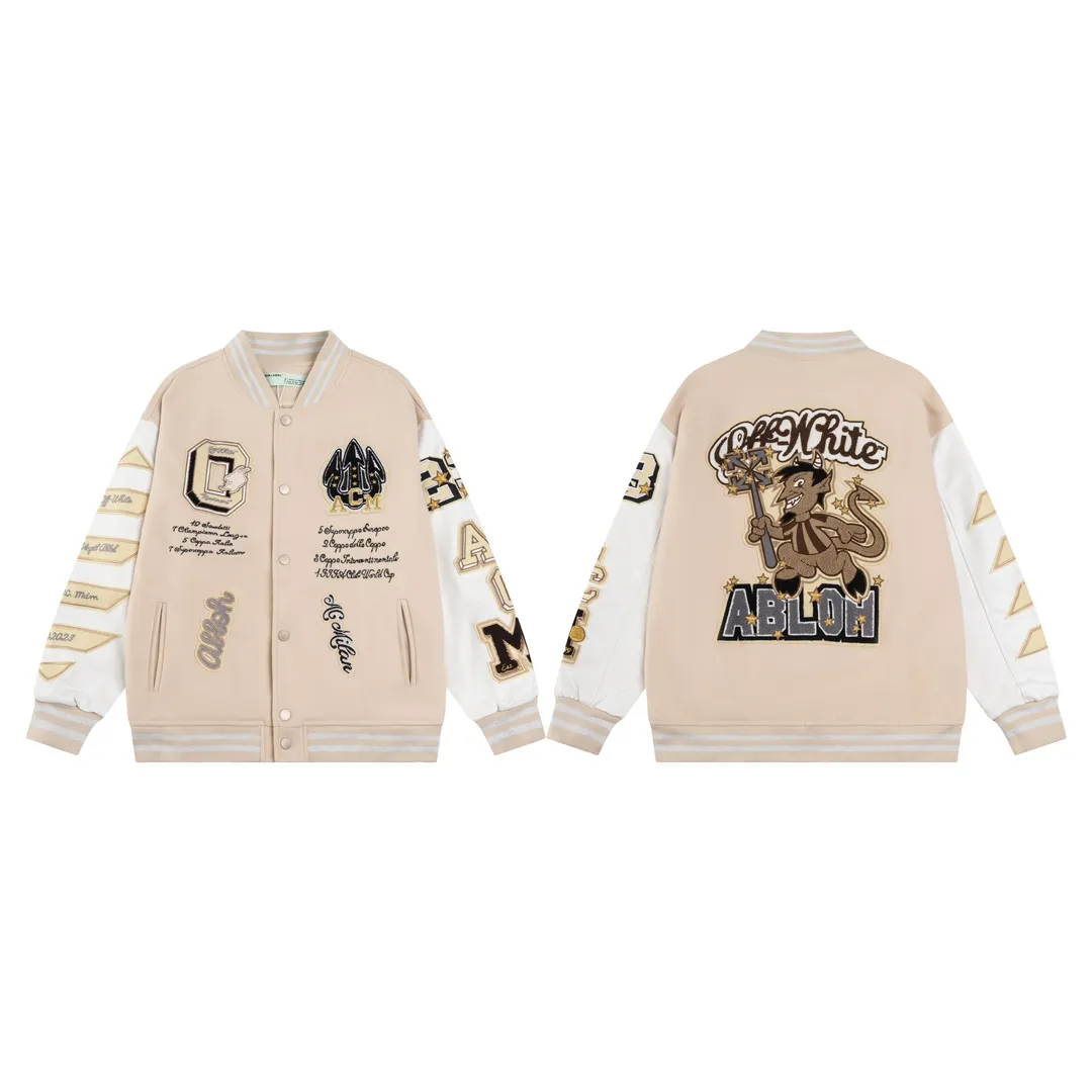 【OFF-WHITE  公式旗艦店】オフホワイト  野球着  ジャケット着ご好評に付き再入荷！241023