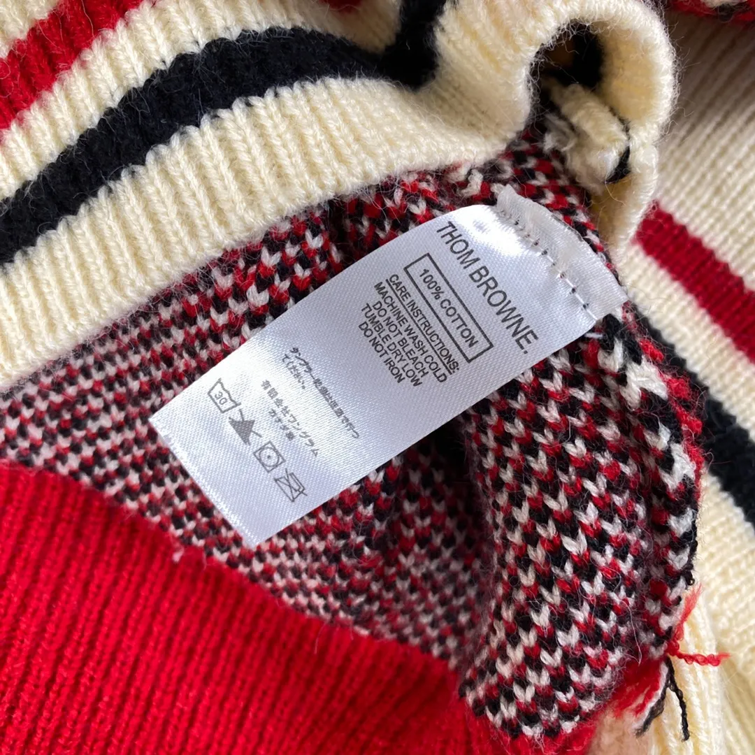 【ThomBrowne   公式旗艦店】トムブラウン  セーター   ご好評に付き再入荷！241230