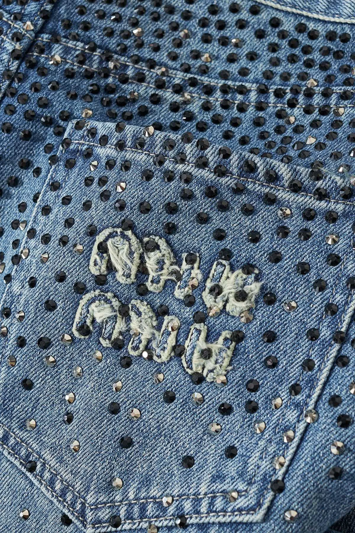 【Miumiu  公式旗艦店】ミュウミュウ  ジーパン  ご好評に付き再入荷！ 241219