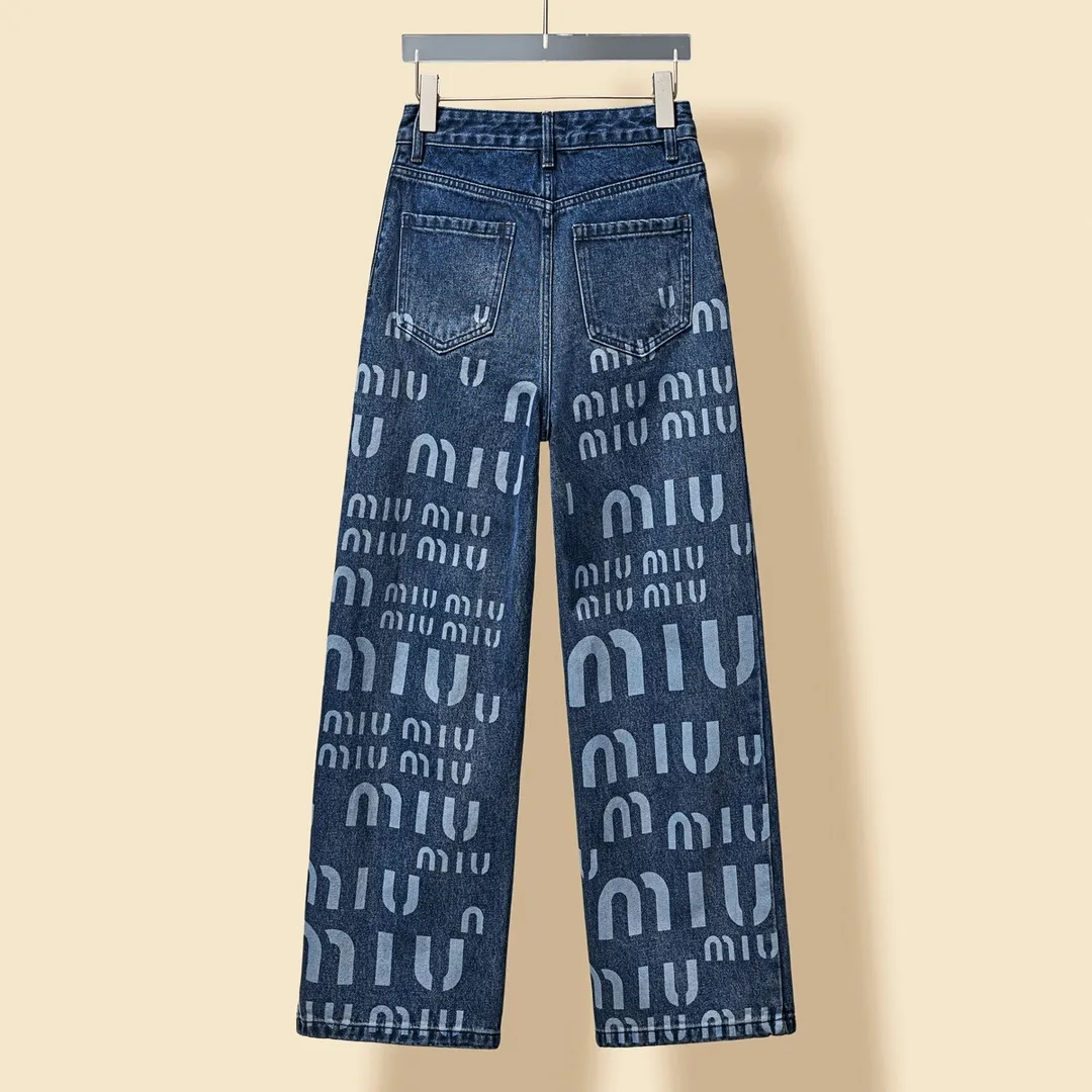 【Miumiu  公式旗艦店】ミュウミュウ  ジーパン  ご好評に付き再入荷！ 241219