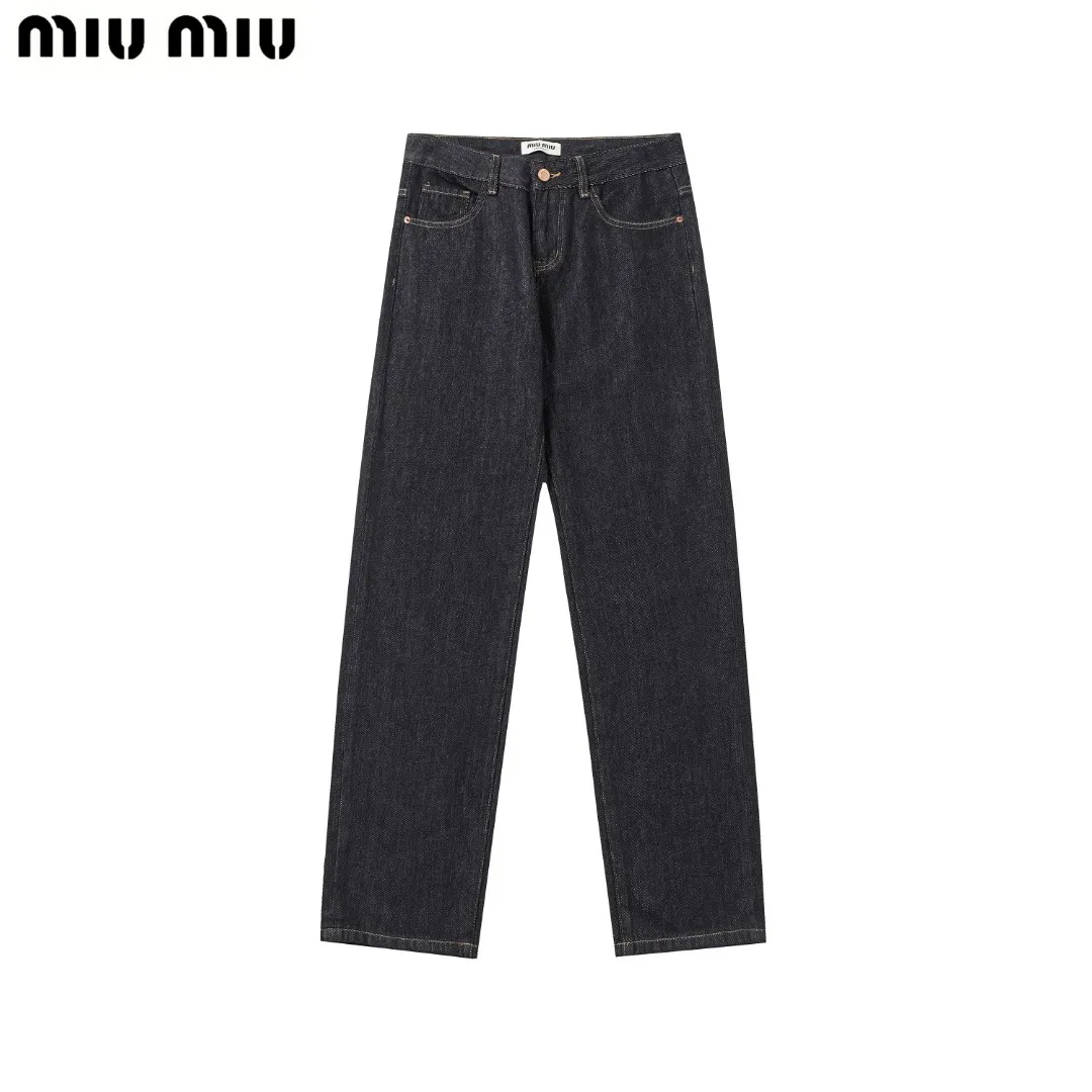 【Miumiu  公式旗艦店】ミュウミュウ  ジーパン  ご好評に付き再入荷！ 241219