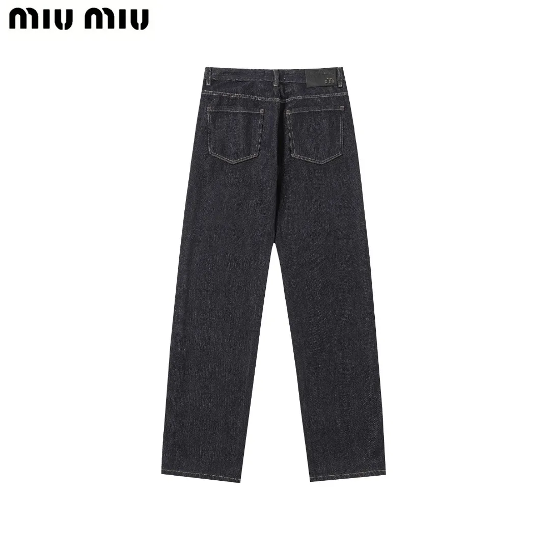 【Miumiu  公式旗艦店】ミュウミュウ  ジーパン  ご好評に付き再入荷！ 241219