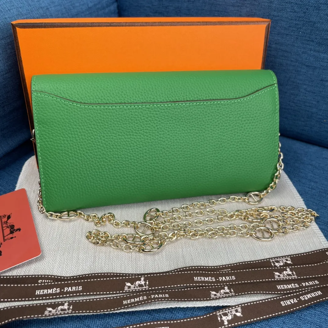 HERMÈS ショルダー & 長財布 11カラー 22X11CM