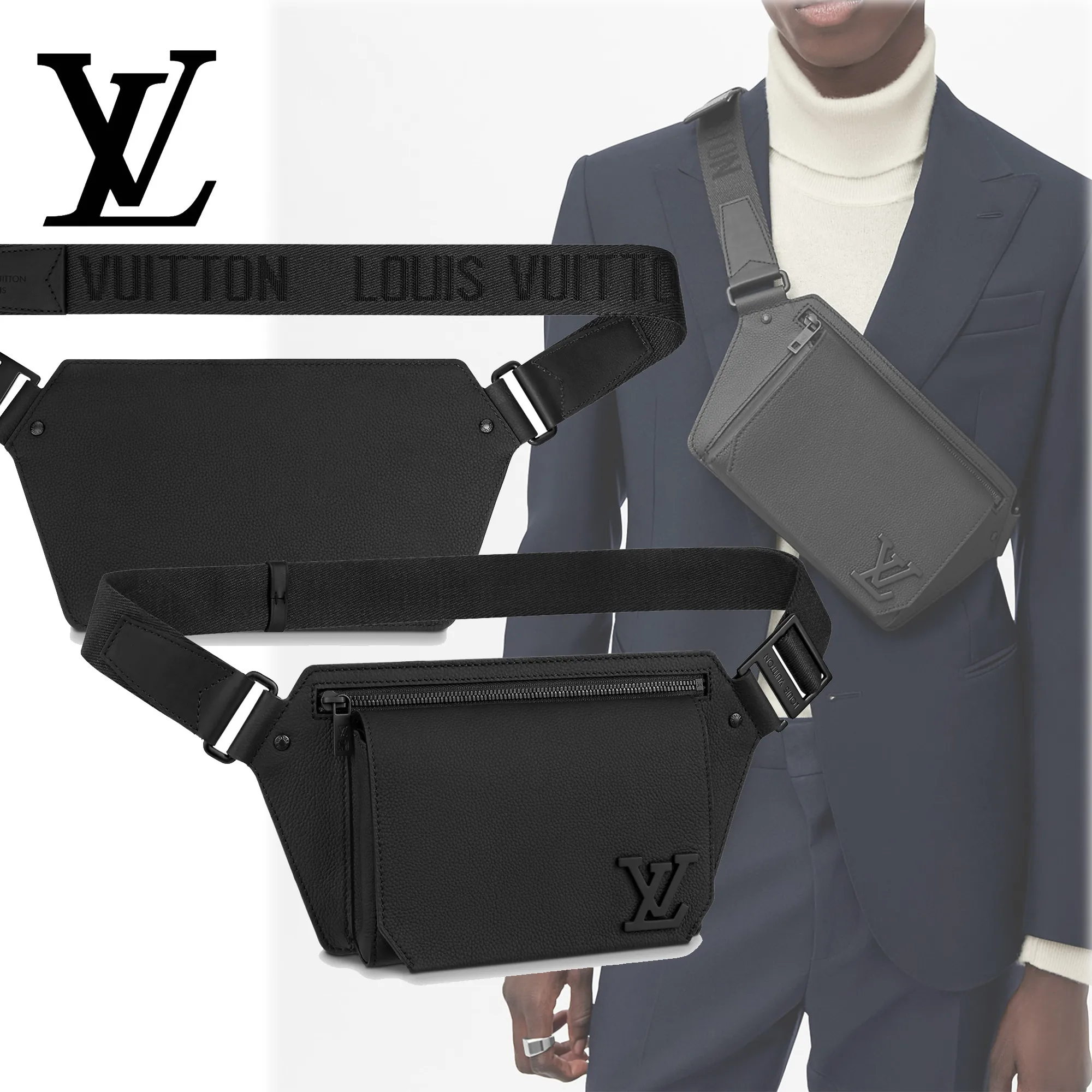 LV【Louis Vuitton】ルイヴィトン バムバッグ NV グレインカーフ M57081  30*16*3CM  240915