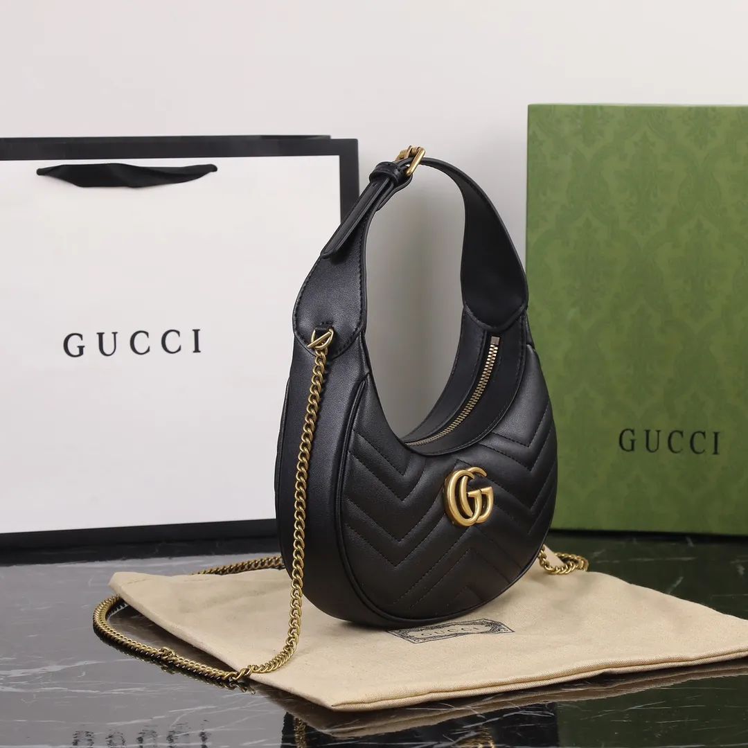 【GUCCI 公式旗艦店】グッチ 脇の下のバッグ 当日出荷 好評に付き再入荷！21*11*5CM