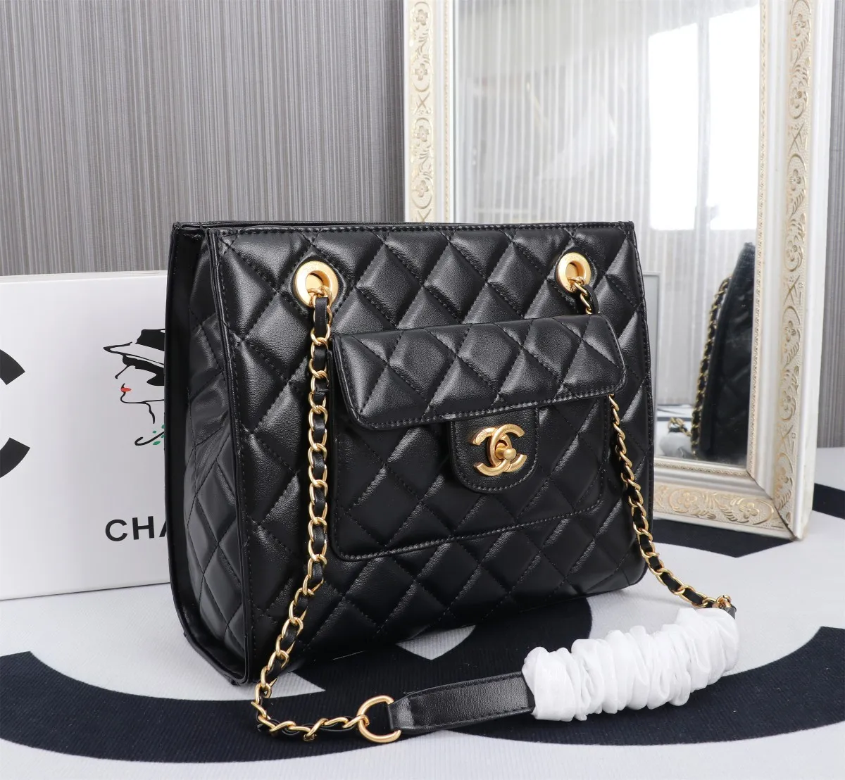 【CHANEL 公式旗艦店】シャネル  ハンドバッグ当日出荷好評に付き再入荷28*24*10CM