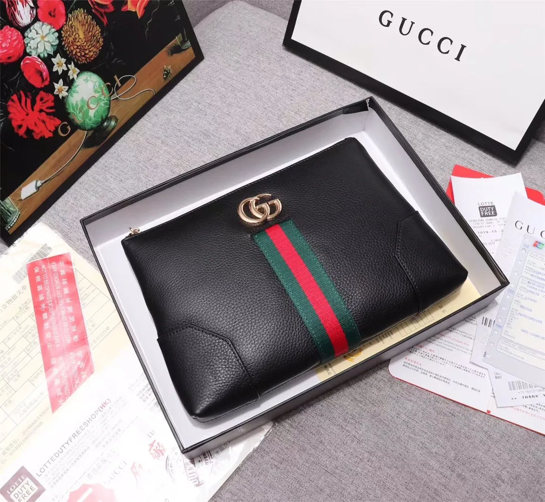 【GUCCI 公式 旗艦店】クッチ  クラッチバッグ 当日出荷 好評に付き再入荷！27*18*4CM