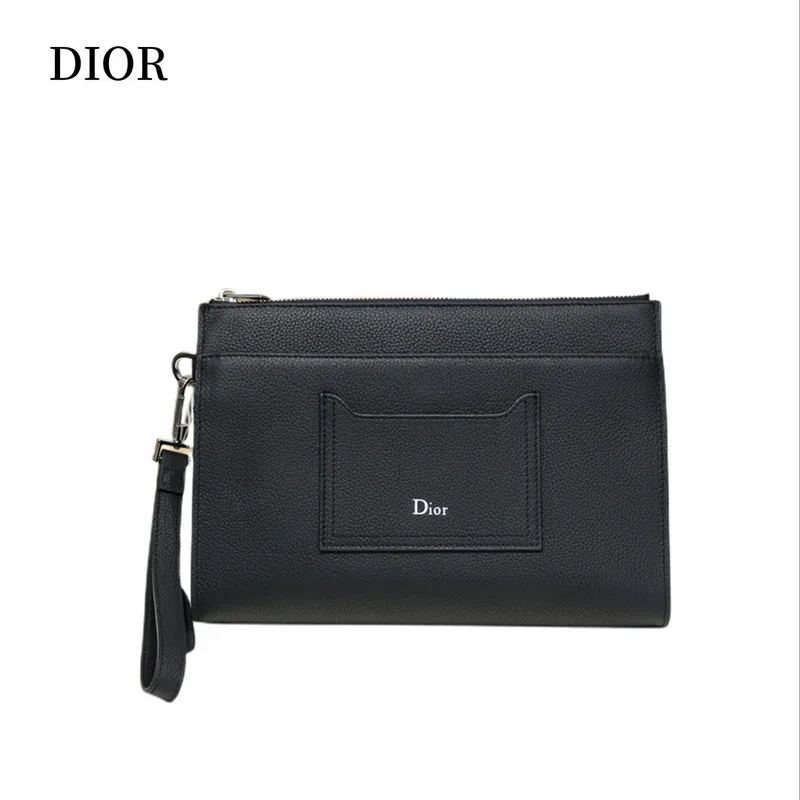 【DIOR  公式 旗艦店】ディオール   クラッチバッグ   当日出荷 好評に付き再入荷！  黒 28*19*6CM