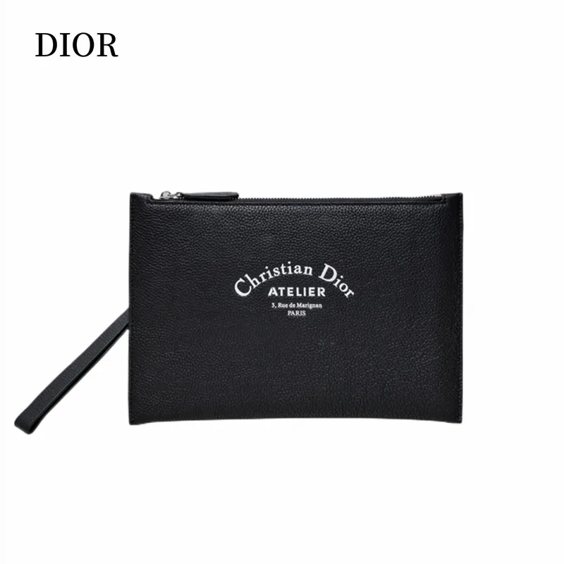【DIOR  公式 旗艦店】ディオール   クラッチバッグ   当日出荷 好評に付き再入荷！  黒 28*18*1CM
