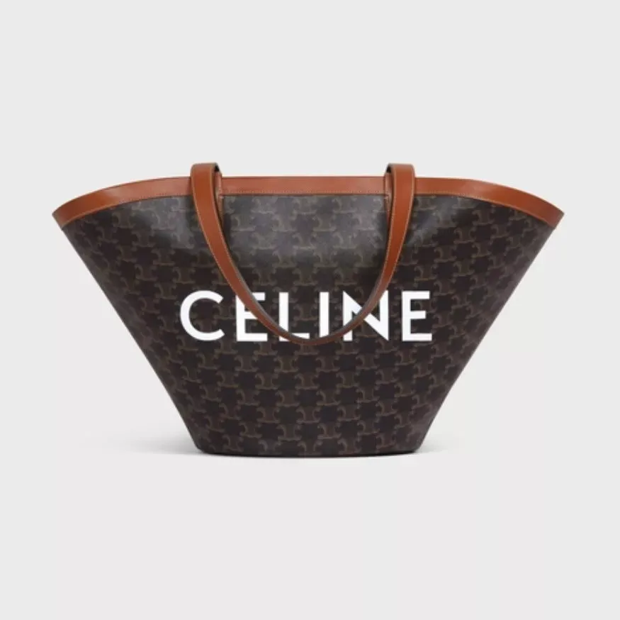 【CELINE】セリーヌ ミディアムバシネットバッグ トリオンフ ブラック 58.0cm X 27.0cm X 17.0cm
