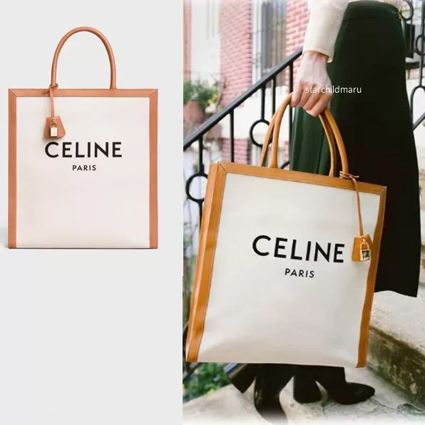 【CELINE】セリーヌ 永遠の定番クラシックトートから | 夏にも持ちたい帆布バッグ新登場 37 X 39.5 X 9 CM