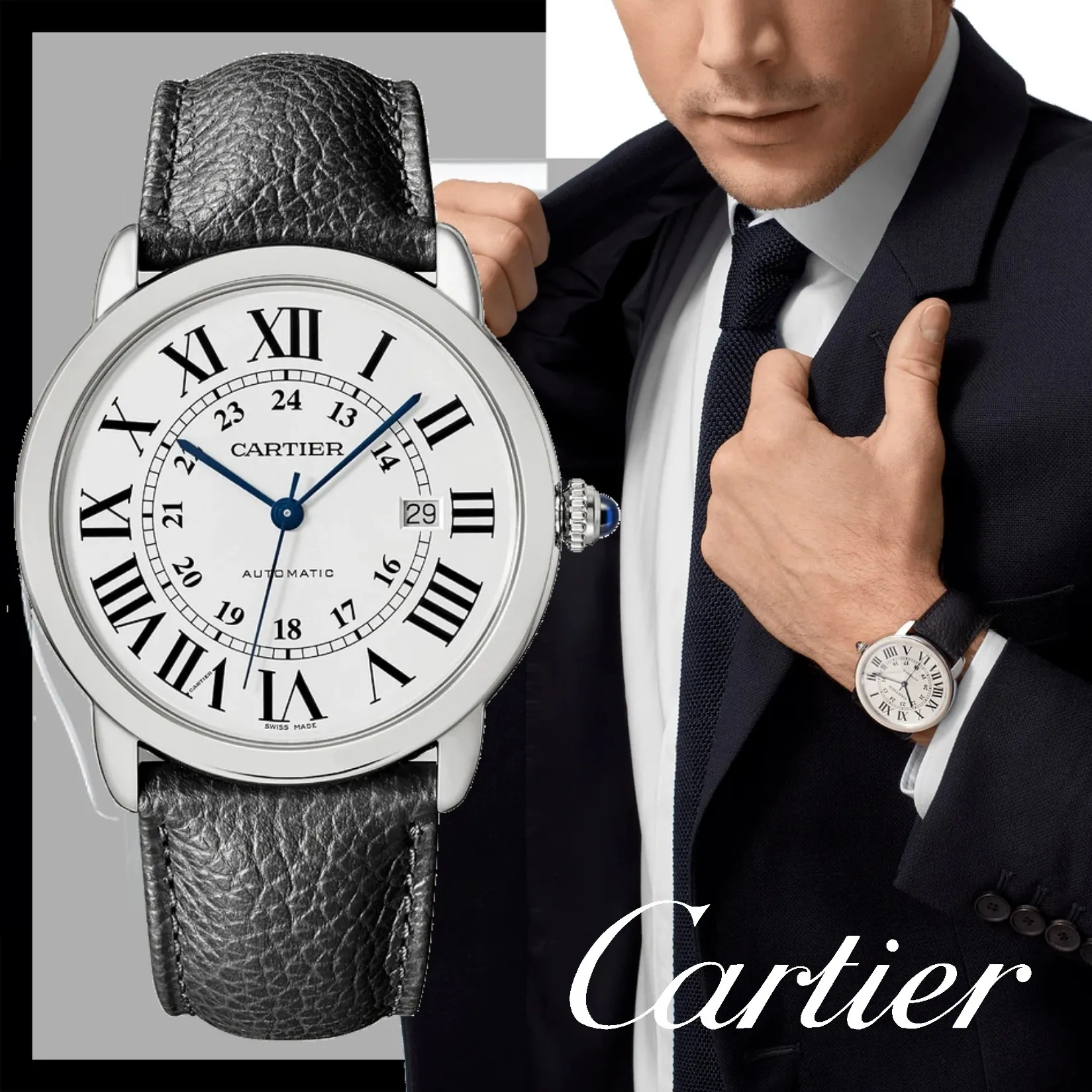 CARTIER 大人気！ギフトに◎【カルティエ】即納 ロンドソロドゥ ウォッチ