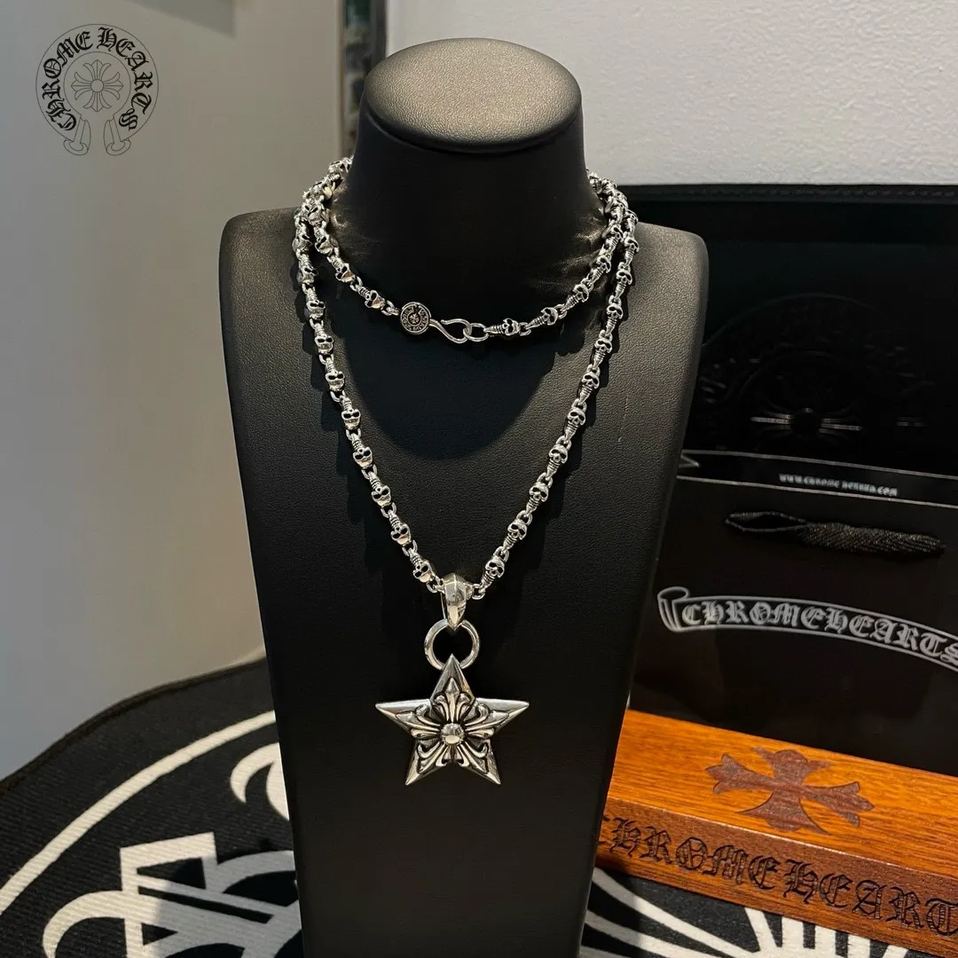 【CHROME HEARTS】ネックレス、新しいネックレス万能シンプルファッションオーナメント 250228