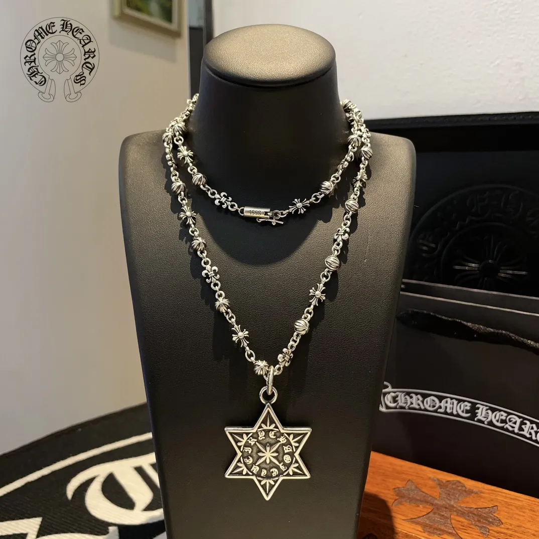 【CHROME HEARTS】ネックレス、新しいネックレス万能シンプルファッションオーナメント 250228