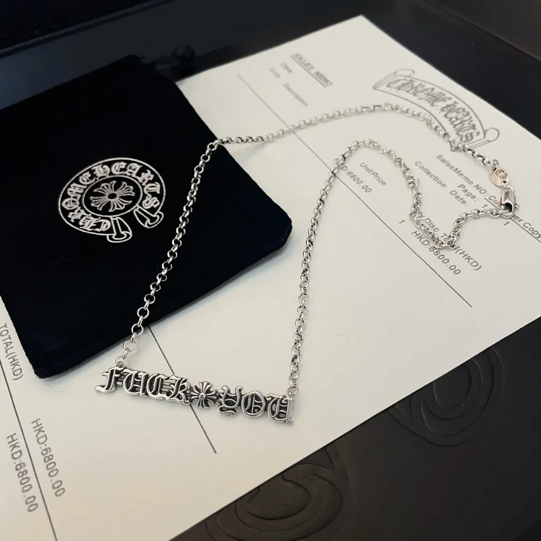 【CHROME HEARTS】ネックレス、新しいネックレス万能シンプルファッションオーナメント 250228