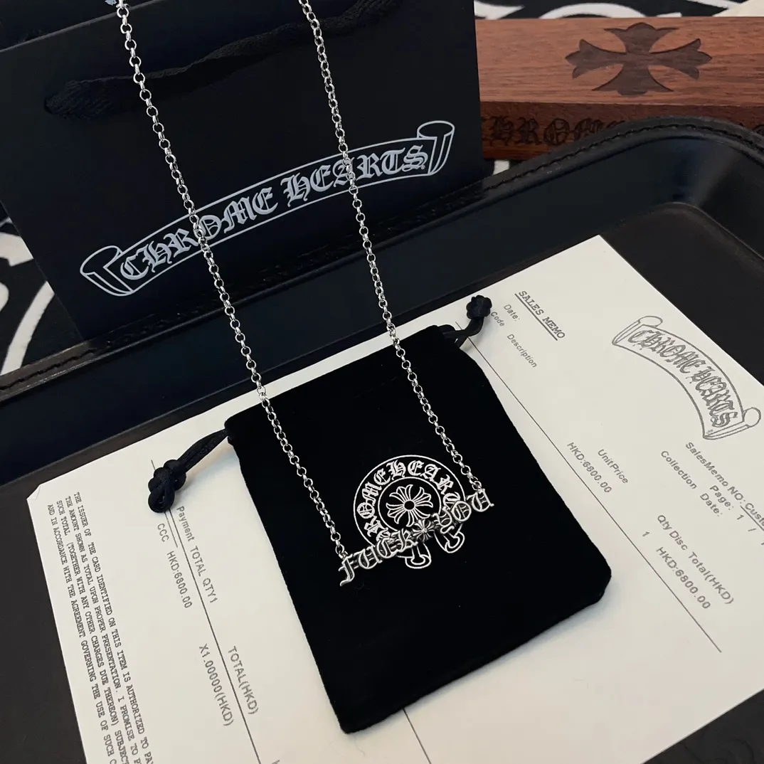【CHROME HEARTS】ネックレス、新しいネックレス万能シンプルファッションオーナメント 250228