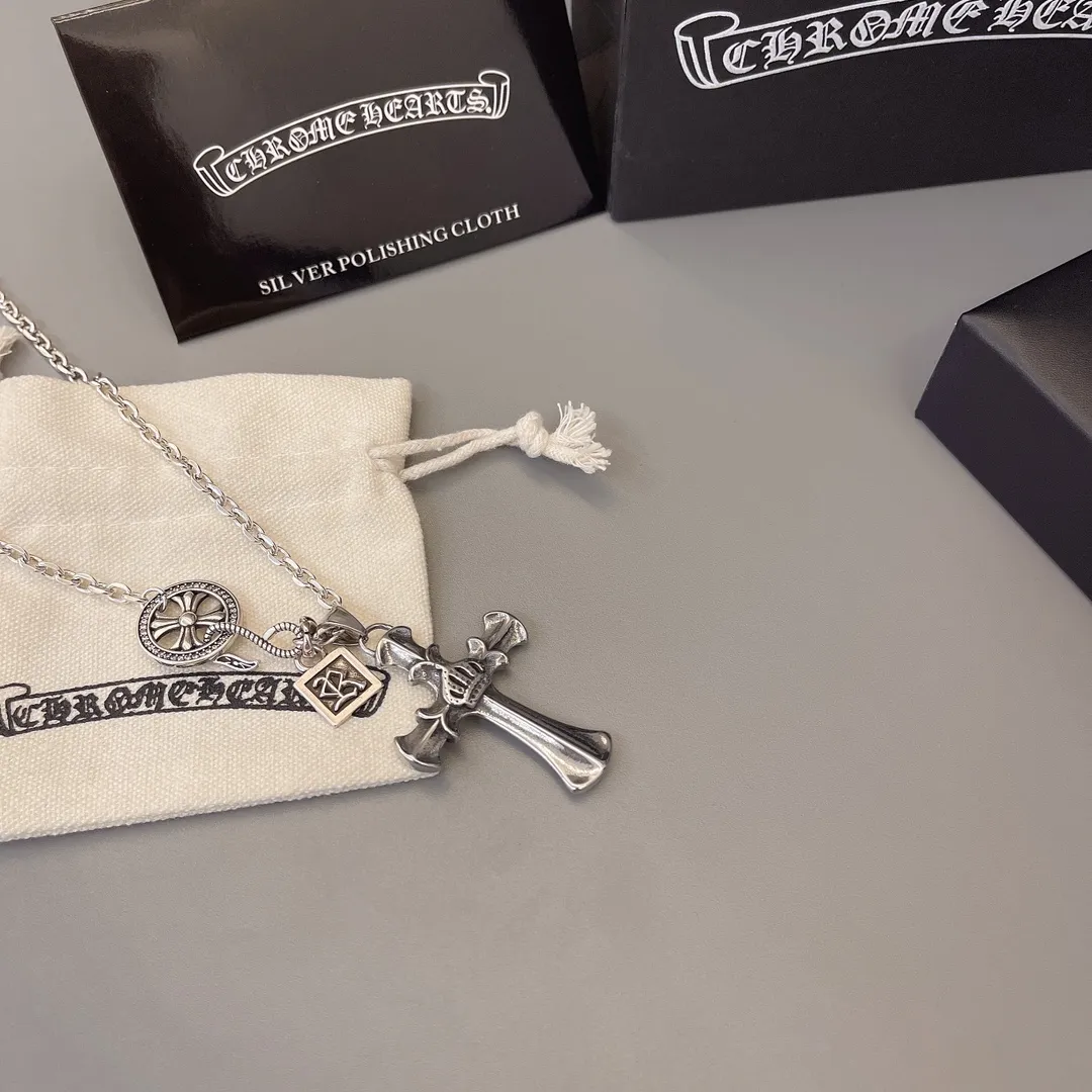 【CHROME HEARTS】ネックレス、新しいネックレス万能シンプルファッションオーナメント  241014