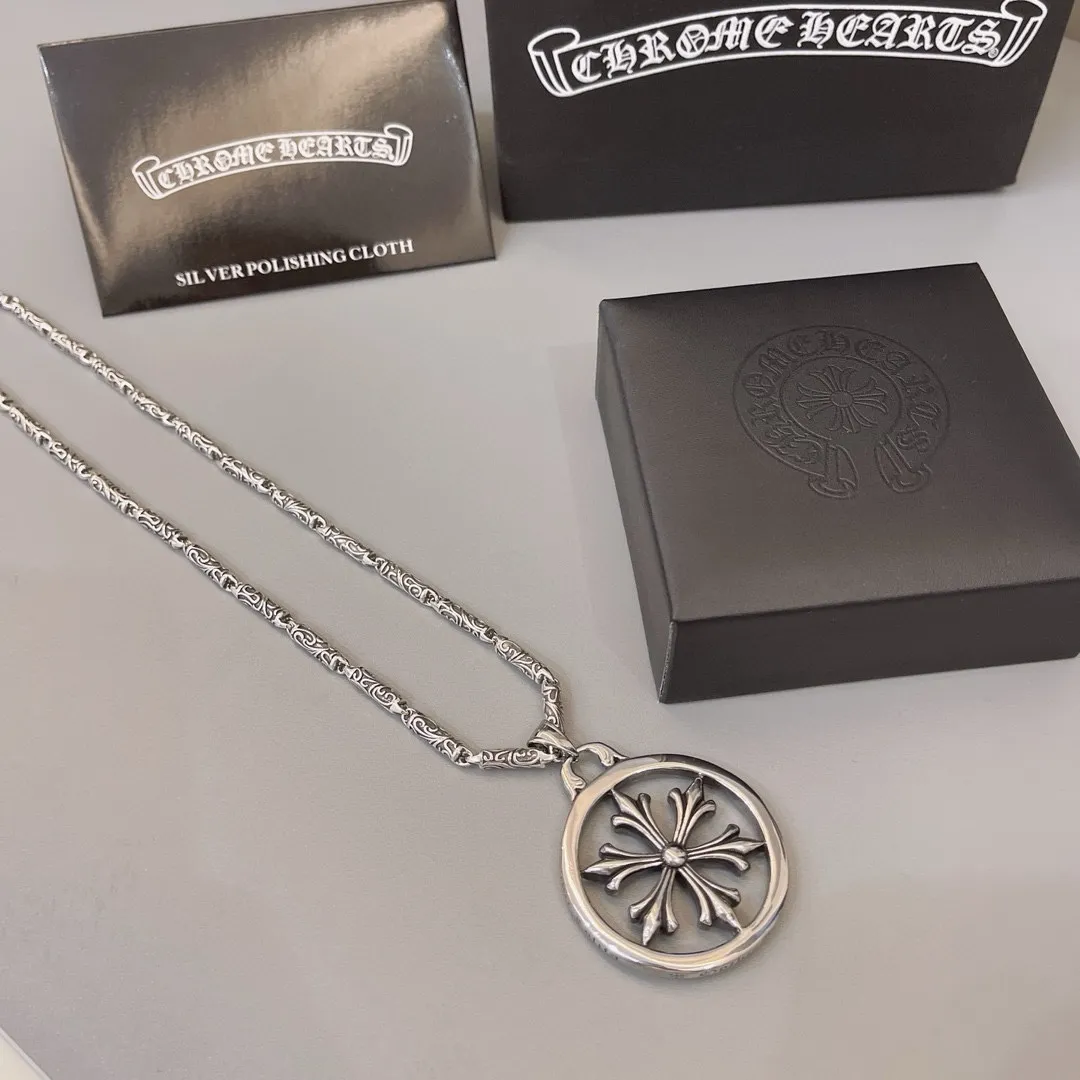 【CHROME HEARTS】ネックレス、新しいネックレス万能シンプルファッションオーナメント240812