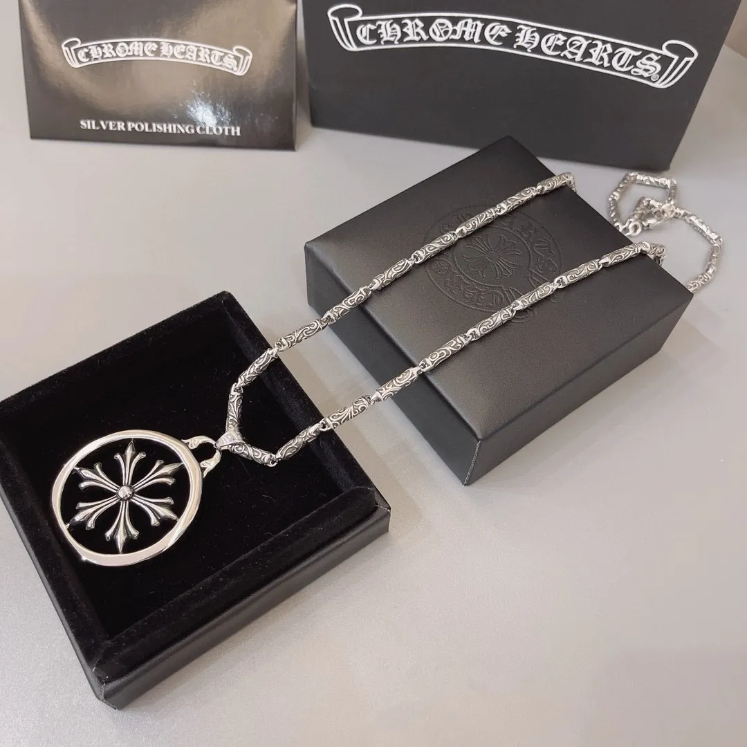 【CHROME HEARTS】ネックレス、新しいネックレス万能シンプルファッションオーナメント240812