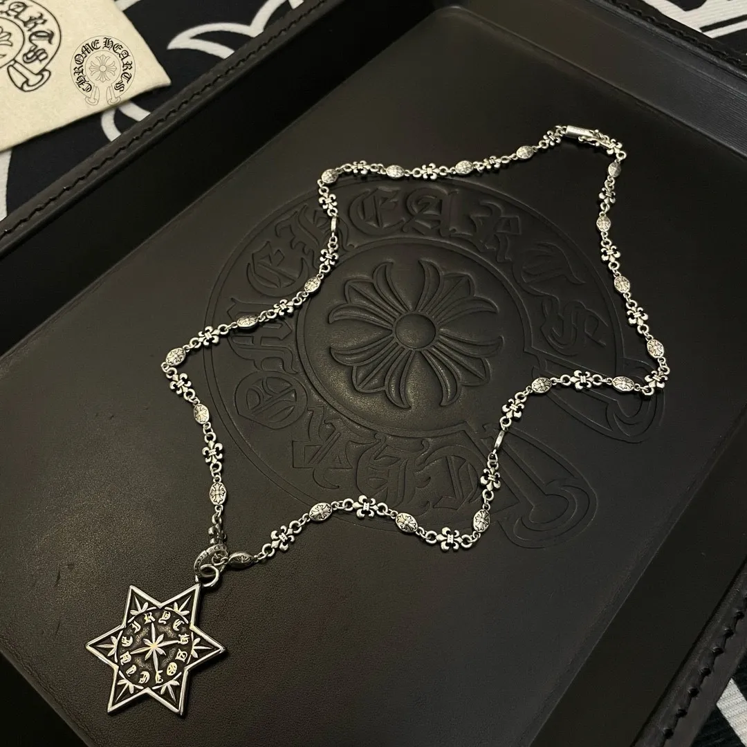 【CHROME HEARTS】ネックレス、新しいネックレス万能シンプルファッションオーナメント240812