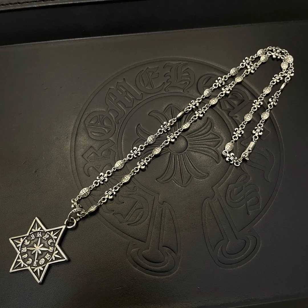 【CHROME HEARTS】ネックレス、新しいネックレス万能シンプルファッションオーナメント240812
