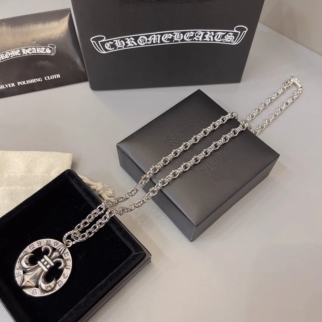 【CHROME HEARTS】ネックレス、新しいネックレス万能シンプルファッションオーナメント240812