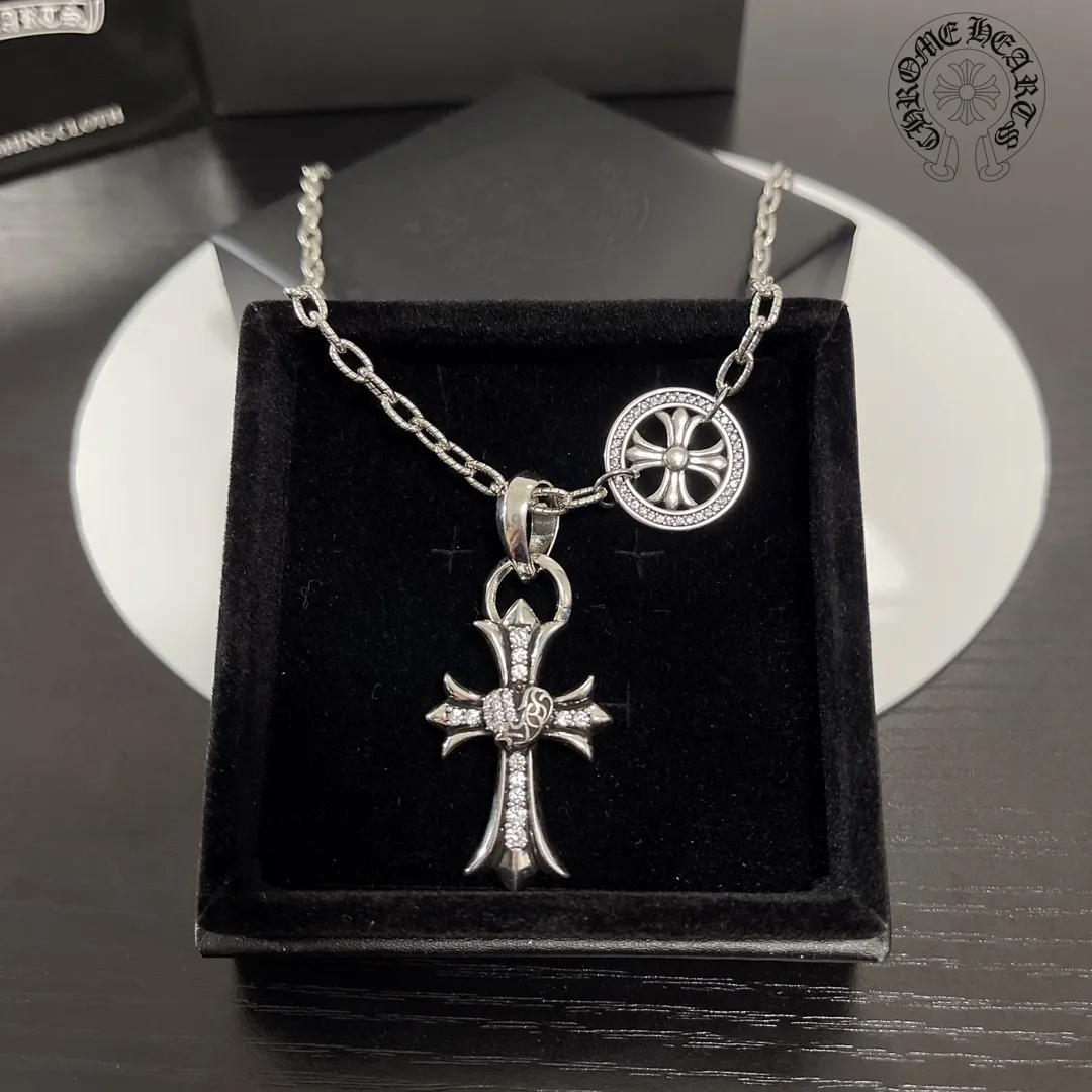 【CHROME HEARTS】ネックレス、新しいネックレス万能シンプルファッションオーナメント240812