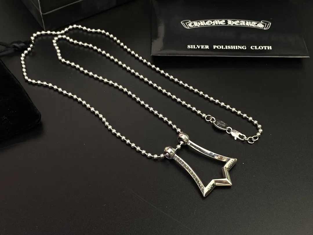 【CHROME HEARTS】ネックレス、新しいネックレス万能シンプルファッションオーナメント240812
