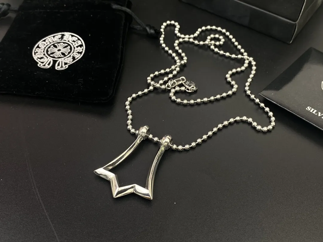 【CHROME HEARTS】ネックレス、新しいネックレス万能シンプルファッションオーナメント240812